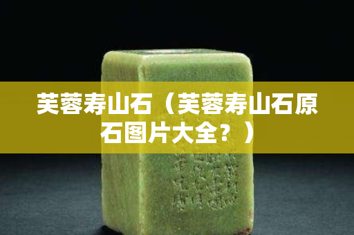 芙蓉壽山石（芙蓉壽山石原石圖片大全？）