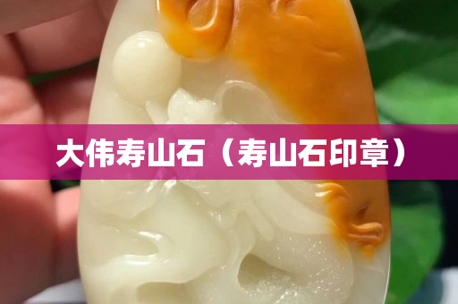 大偉壽山石（壽山石印章）