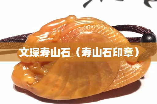 文琛壽山石（壽山石印章）