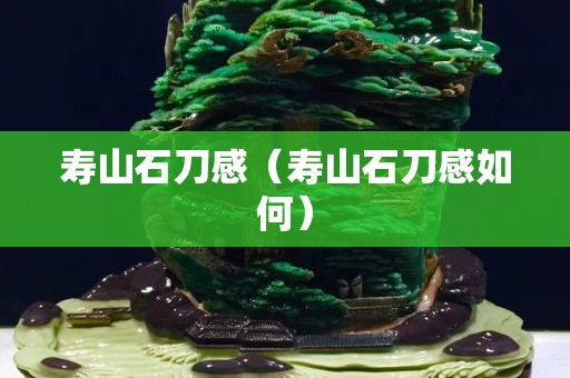 壽山石刀感（壽山石刀感如何）