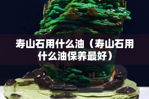 壽山石用什么油（壽山石用什么油保養最好）