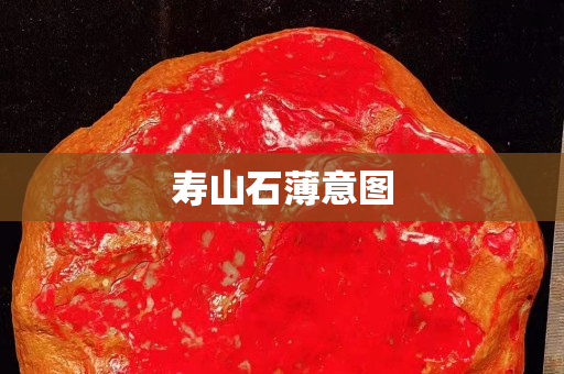 壽山石薄意圖