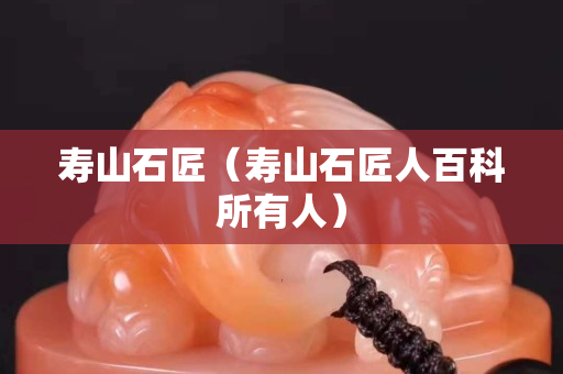 壽山石匠（壽山石匠人百科所有人）