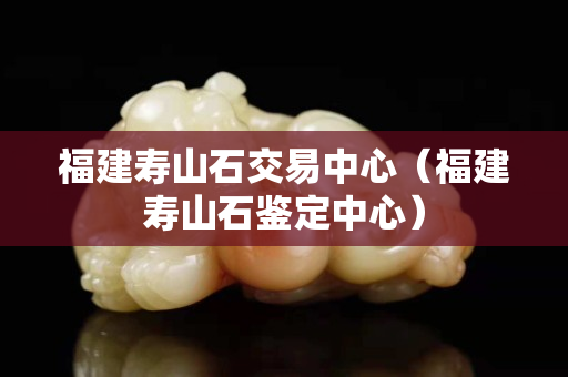 福建壽山石交易中心（福建壽山石鑒定中心）
