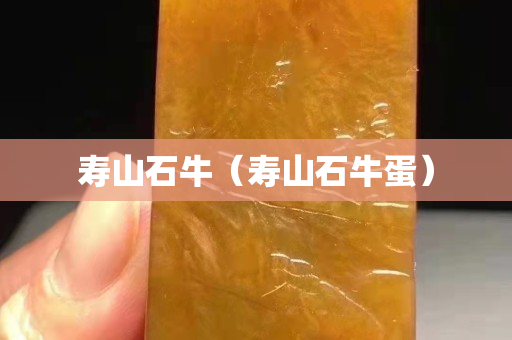 壽山石牛（壽山石牛蛋）