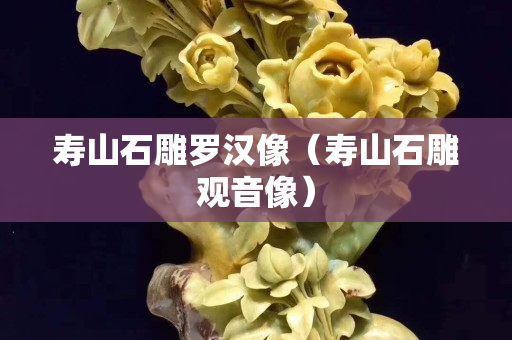 壽山石雕羅漢像（壽山石雕觀音像）