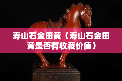 壽山石金田黃（壽山石金田黃是否有收藏價值）