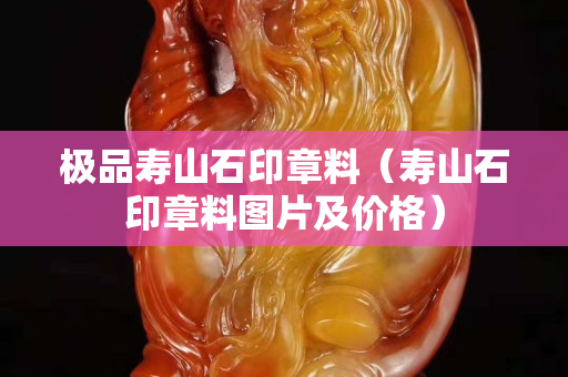 極品壽山石印章料（壽山石印章料圖片及價(jià)格）