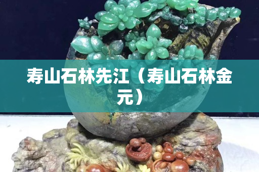 壽山石林先江（壽山石林金元）