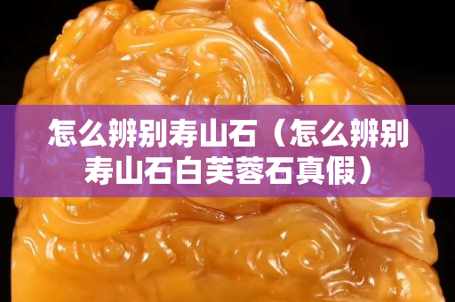 怎么辨別壽山石（怎么辨別壽山石白芙蓉石真假）