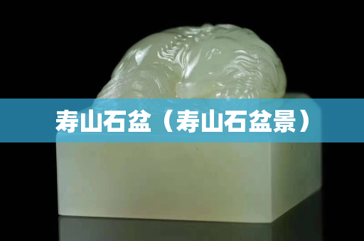壽山石盆（壽山石盆景）