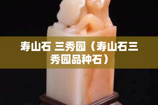 壽山石 三秀園（壽山石三秀園品種石）