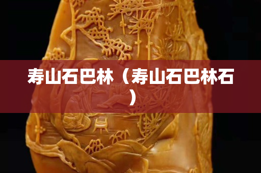 壽山石巴林（壽山石巴林石）