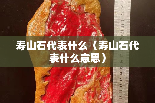 壽山石代表什么（壽山石代表什么意思）
