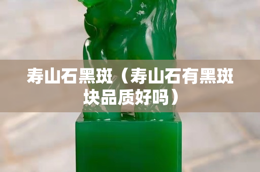 壽山石黑斑（壽山石有黑斑塊品質好嗎）