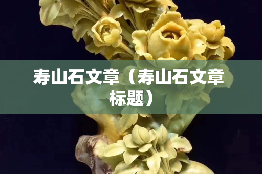 壽山石文章（壽山石文章 標題）