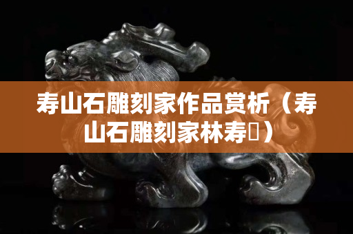 壽山石雕刻家作品賞析（壽山石雕刻家林壽煁）