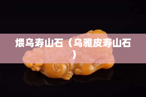 煨烏壽山石（烏雅皮壽山石）