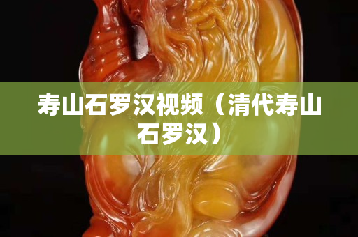 壽山石羅漢視頻（清代壽山石羅漢）