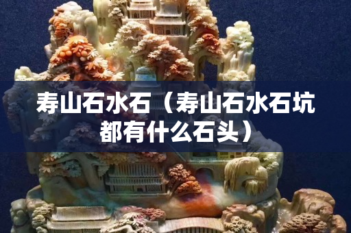 壽山石水石（壽山石水石坑都有什么石頭）