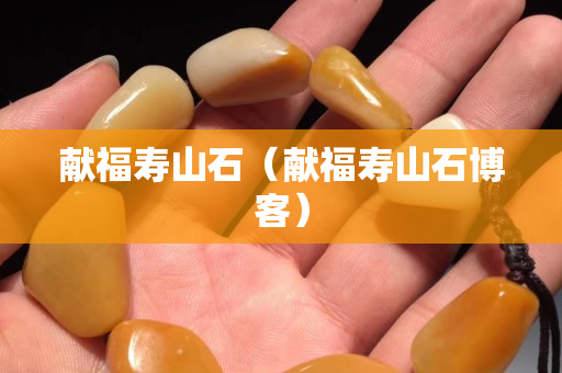 獻福壽山石（獻福壽山石博客）