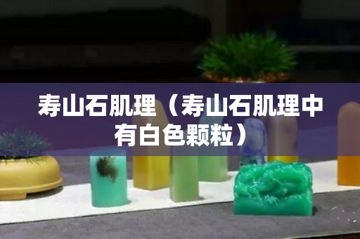 壽山石肌理（壽山石肌理中有白色顆粒）