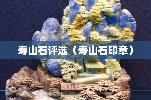 壽山石評選（壽山石印章）