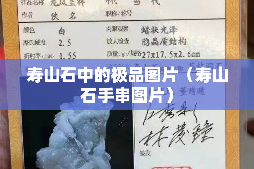 壽山石中的極品圖片（壽山石手串圖片）