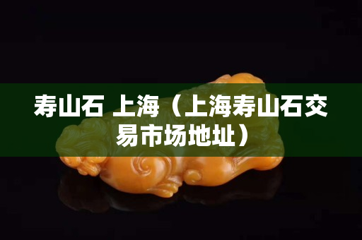 壽山石 上海（上海壽山石交易市場地址）