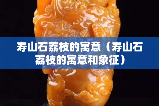 壽山石荔枝的寓意（壽山石荔枝的寓意和象征）