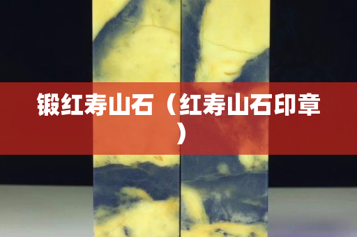 鍛紅壽山石（紅壽山石印章）
