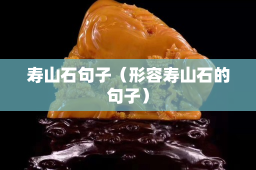 壽山石句子（形容壽山石的句子）