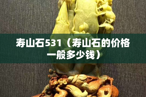 壽山石531（壽山石的價(jià)格一般多少錢）