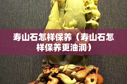 壽山石怎樣保養(yǎng)（壽山石怎樣保養(yǎng)更油潤）