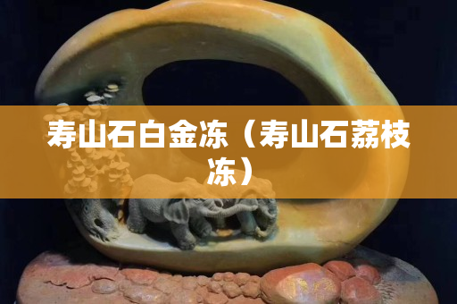 壽山石白金凍（壽山石荔枝凍）