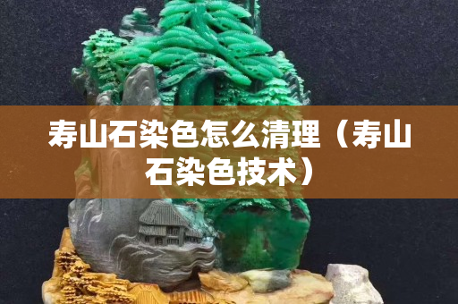 壽山石染色怎么清理（壽山石染色技術）