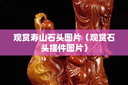 觀賞壽山石頭圖片（觀賞石頭擺件圖片）