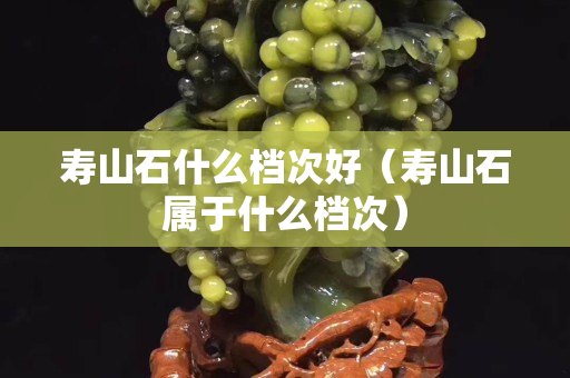 壽山石什么檔次好（壽山石屬于什么檔次）