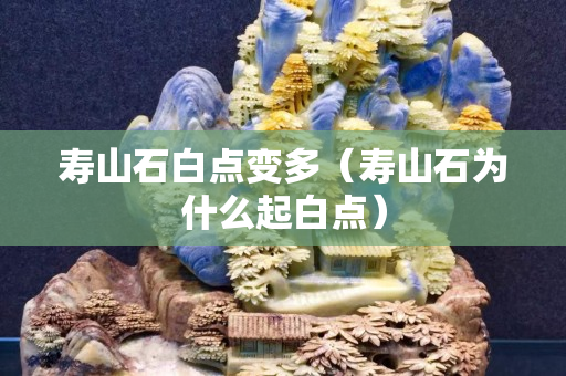壽山石白點(diǎn)變多（壽山石為什么起白點(diǎn)）