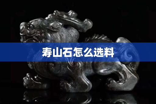 壽山石怎么選料