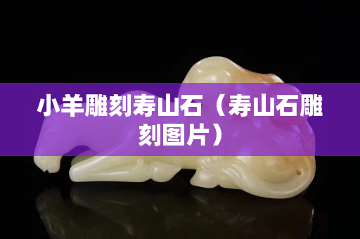 小羊雕刻壽山石（壽山石雕刻圖片）