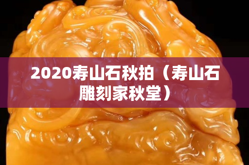 2020壽山石秋拍（壽山石雕刻家秋堂）