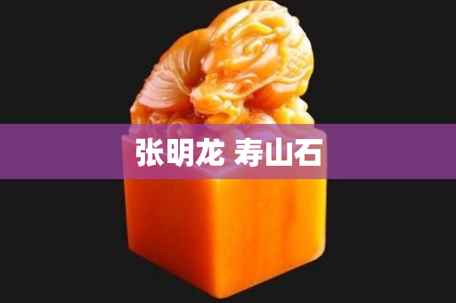 張明龍 壽山石