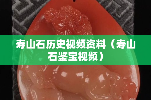 壽山石歷史視頻資料（壽山石鑒寶視頻）