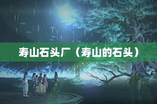 壽山石頭廠（壽山的石頭）