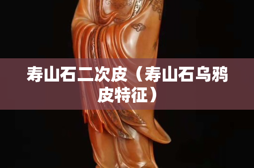 壽山石二次皮（壽山石烏鴉皮特征）