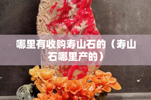 哪里有收購壽山石的（壽山石哪里產的）