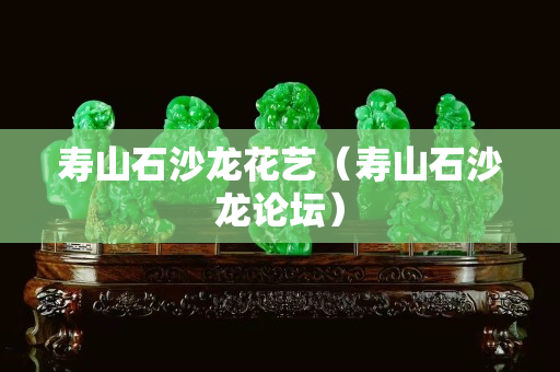 壽山石沙龍花藝（壽山石沙龍論壇）