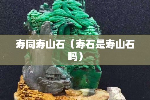壽同壽山石（壽石是壽山石嗎）