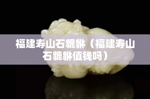 福建壽山石貔貅（福建壽山石貔貅值錢嗎）